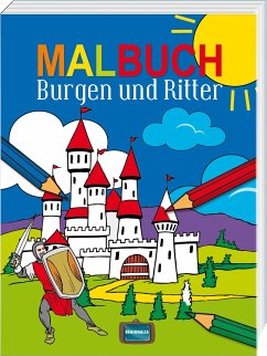 Malbuch Burgen und Ritter von Regionalia Verlag