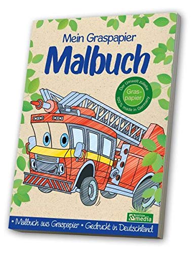 Malbuch Graspapier - Feuerwehr