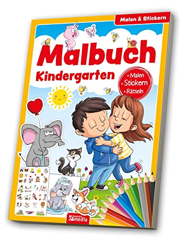 Malbuch Kindergarten von Media Verlagsgesellschaft