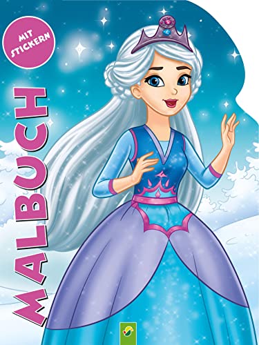 Malbuch Schneekönigin: Mit Stickern. Für Kinder ab 4 Jahren von Schwager & Steinlein Verlag GmbH