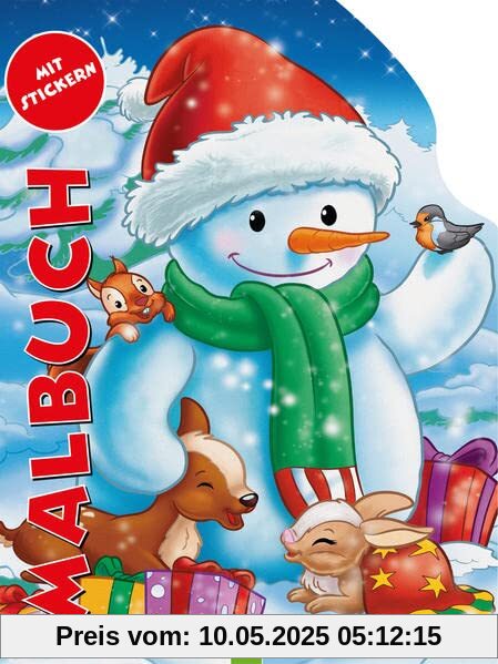 Malbuch Schneemann: Mit Stickern. Für Kinder ab 4 Jahren Malbuch Schneemann: Mit Stickern. Für Kinder ab 4 Jahren