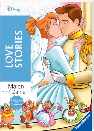 Disney Malen nach Zahlen: Love Stories - Disney Malbuch für Erwachsene von Ravensburger Verlag GmbH