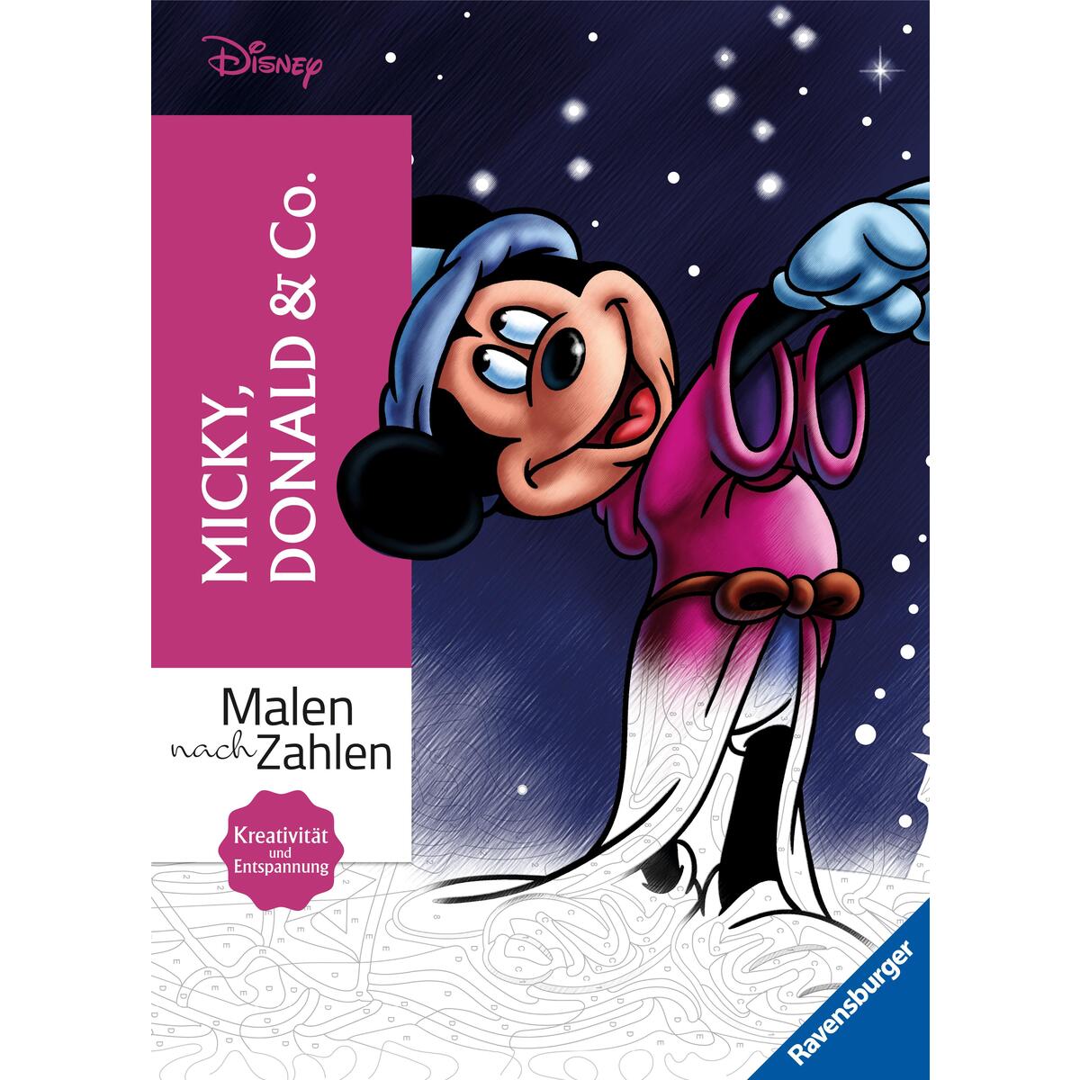Disney - Malen nach Zahlen: Micky, Donald & Co. von Ravensburger Verlag