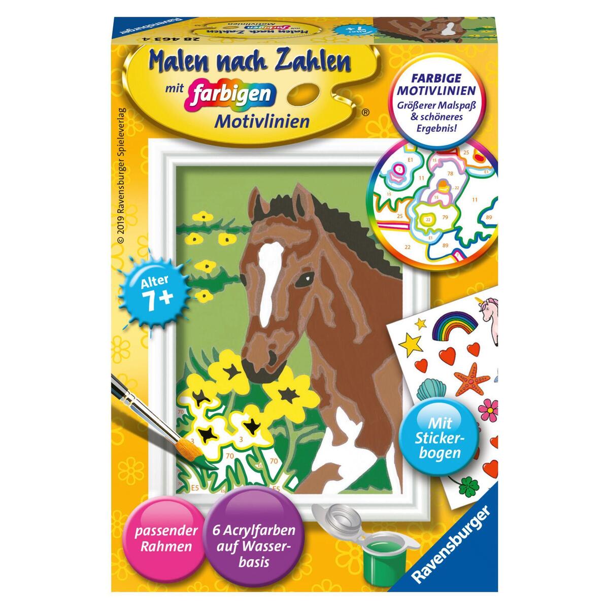 Malen nach Zahlen »Fohlen - Mal-Set« von Ravensburger Spieleverlag