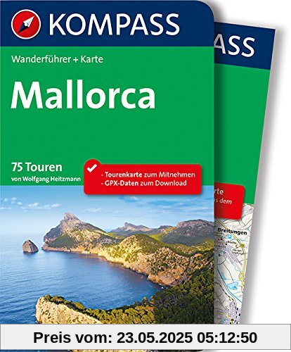 Mallorca: Wanderführer mit Extra Tourenkarte zum Mitnehmen. Mallorca: Wanderführer mit Extra Tourenkarte zum Mitnehmen.