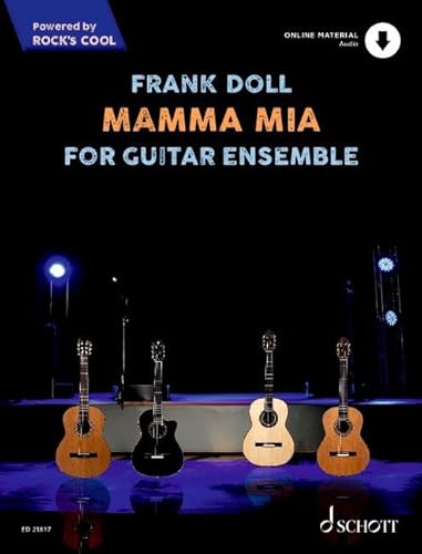 Mamma Mia: For Guitar Ensemble. 4 Gitarren. (Rock's Cool)