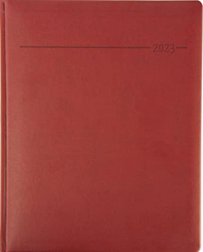 Manager-Timer Tucson rot 2023 - Cheftimer 21,7x26,6 cm - 1 Woche 2 Seiten - 160 Seiten - Tucson-Einband - Alpha Edition von Alpha