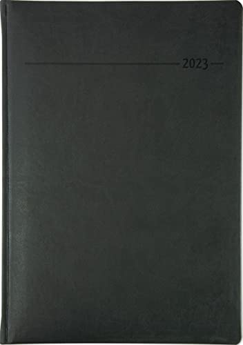 Manager-Timer XL Tucson schwarz 2023 - Cheftimer A4 (21,7x30,3 cm) - 1 Woche 2 Seiten - 160 Seiten - Tucson-Einband - Alpha Edition von Alpha Edition
