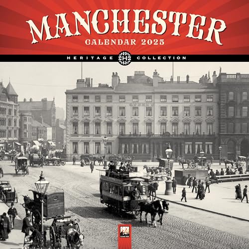 Manchester Heritage Wall Calendar 2025 (Art Calendar) von Flame Tree Publishing