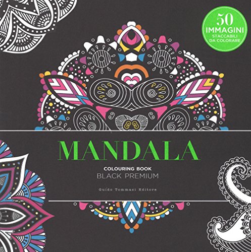Mandala. Black premium. Colouring book antistress Mandala. Black premium. Colouring book antistress