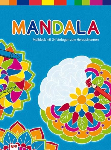 Mandala: Malblock mit 24 Vorlagen zum Heraustrennen