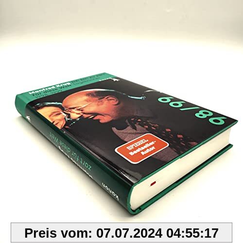 Manfred Krug. Ich bin zu zart für diese Welt: Tagebücher 1998 – 1999 | Die Fortsetzung des SPIEGEL-Bestsellers