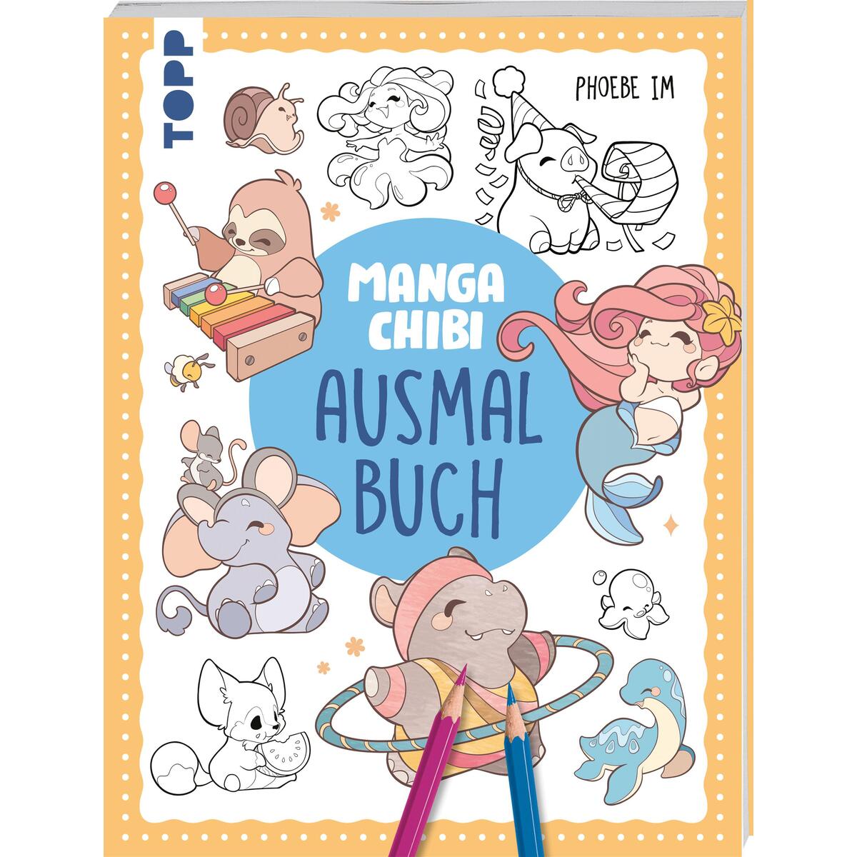Manga Chibi Ausmalbuch von Frech Verlag GmbH