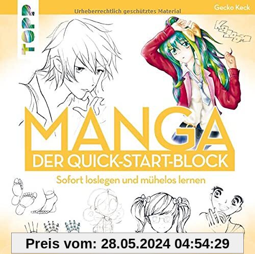 Manga. Der Quick-Start-Block: Sofort loslegen und mühelos lernen