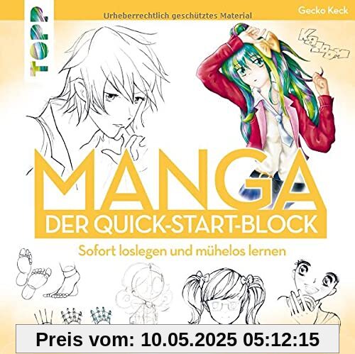 Manga. Der Quick-Start-Block: Sofort loslegen und mühelos lernen