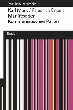 Manifest der Kommunistischen Partei von Reclam, Ditzingen