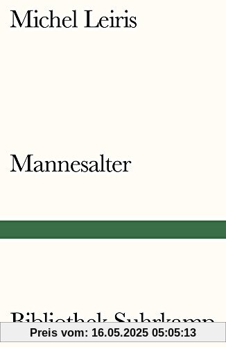 Mannesalter (Bibliothek Suhrkamp)