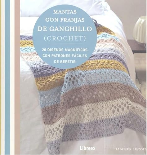 Mantas con franjas de ganchillo (crochet) von LIBRERO