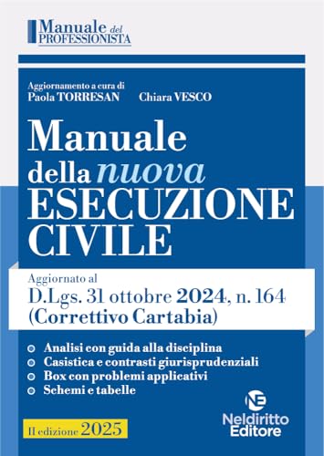 Manuale della nuova esecuzione civile. Aggiornato al Decreto correttivo Cartabia D.Lgs. 31 ottobre 2024, n. 164 Manuale della nuova esecuzione civile. Aggiornato al Decreto correttivo Cartabia D.Lgs. 31 ottobre 2024, n. 164 von Neldiritto Editore