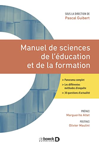 Manuel de sciences de l'éducation et de la formation: 2021 von DE BOECK SUP
