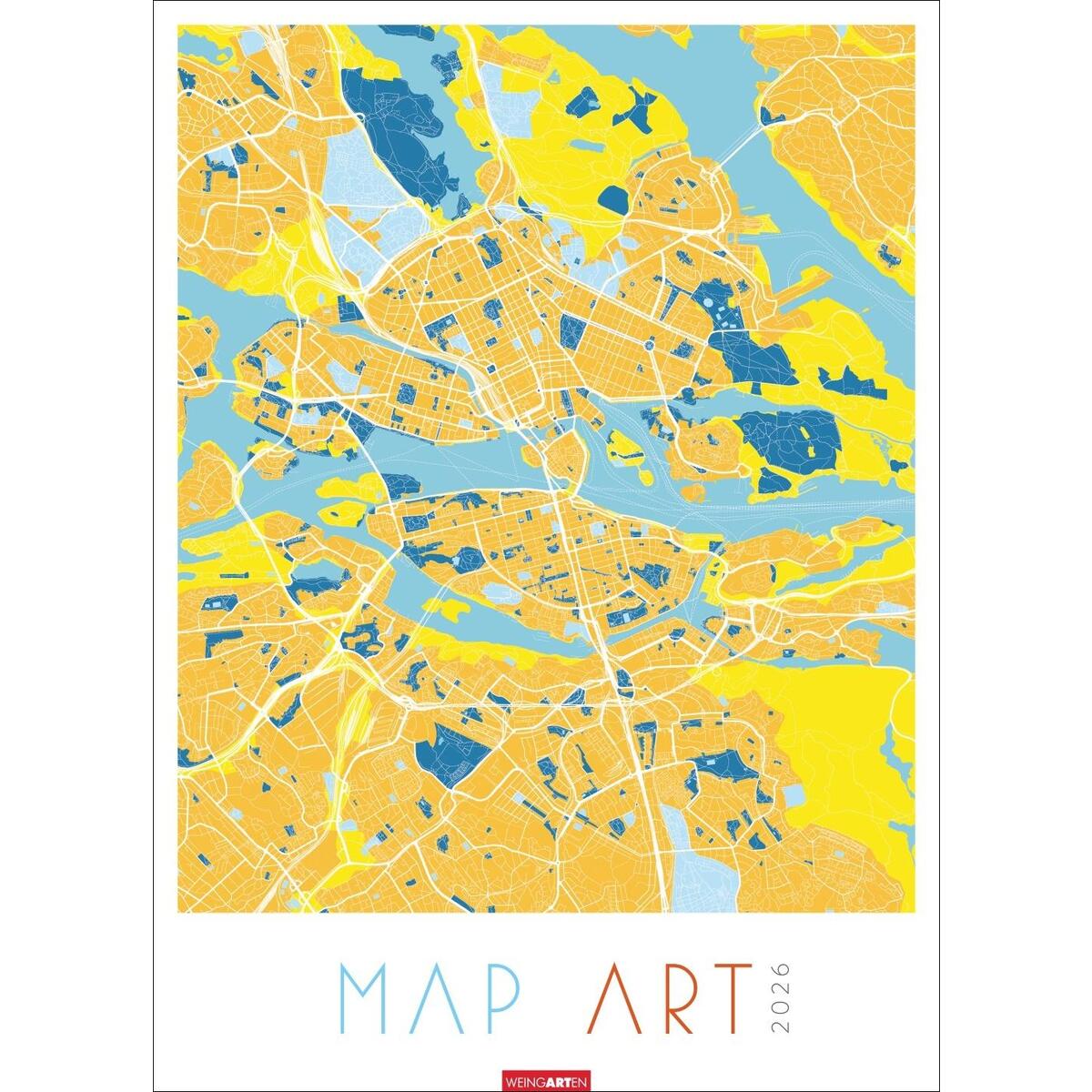 Map Art Kalender 2026 Map Art Kalender 2026 von Weingarten