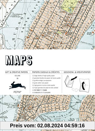 Maps: Gift & Creative Paper Book Vol. 60 (Gift & Creative Paper Books)