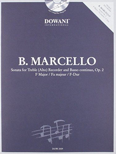 Marcello: Sonata in F Major, Op. 2 for Treble (Alto) Recorder and Basso Continuo von Dowani