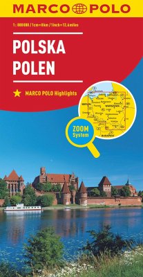 MARCO POLO Länderkarte Polen 1:800.000. Polska / Poland / Pologne von Mairdumont