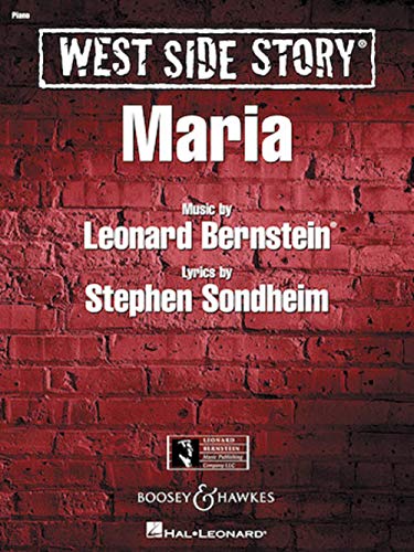 Maria: aus "West Side Story". Klavier. von B & H / Hal Leonard