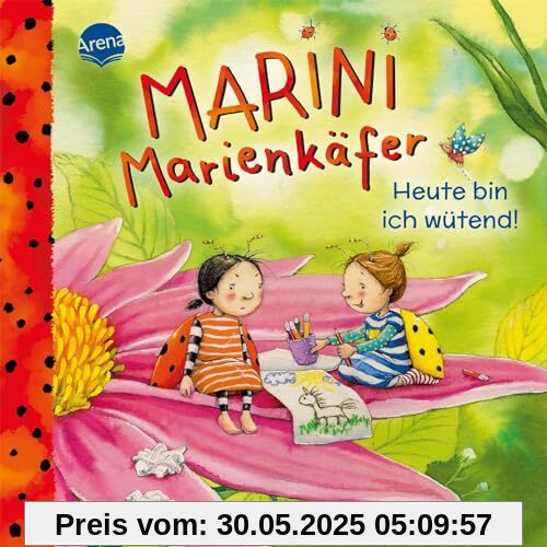 Marini Marienkäfer. Heute bin ich wütend!: Einfühlsames Pappbilderbuch mit großer Ausklappseite, das Kindern ab 2 Jahren dabei hilft mit starken Gefühlen umzugehen Marini Marienkäfer. Heute bin ich wütend!: Einfühlsames Pappbilderbuch mit großer Ausklappseite, das Kindern ab 2 Jahren dabei hilft mit starken Gefühlen umzugehen