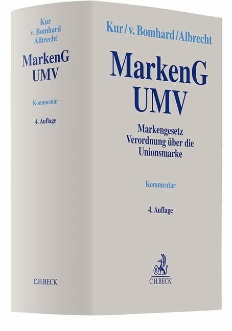 MarkenG - UMV: Markengesetz, Verordnung �ber die Unionsmarke MarkenG - UMV: Markengesetz, Verordnung �ber die Unionsmarke