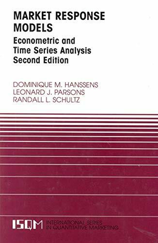 Market Response Models: Econometric and Time Series Analysis (International Series in Quantita...