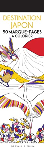 Marque-pages Destination Japon: Marque-pages à colorier von DESSAIN TOLRA