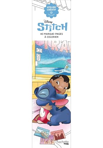 Marque-pages Disney Stitch: 40 marque-pages à colorier von HACHETTE HEROES