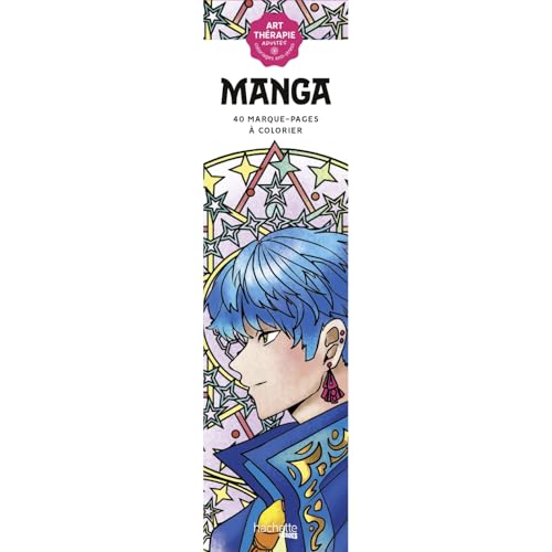 Marque-pages Manga: 40 marque-pages à colorier von HACHETTE HEROES