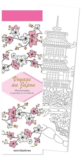 Marque-pages - Voyage au Japon: 50 marque-pages à peindre ou à colorier