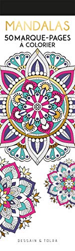 Marque-pages à colorier - Mandalas: 50 marque-pages à colorier von DESSAIN TOLRA