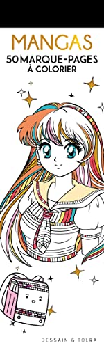 Marque-pages à colorier Mangas: 50 marque-pages à colorier von DESSAIN TOLRA