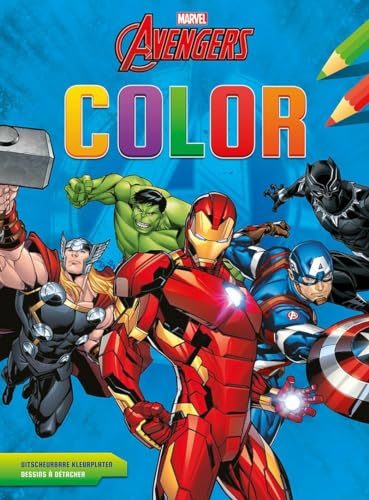 Marvel Avengers Color kleurblok / Marvel Avengers bloc de coloriage Marvel Avengers Color kleurblok / Marvel Avengers bloc de coloriage von Zuidnederlandse Uitgeverij (ZNU)