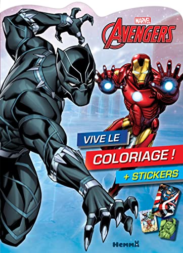 Marvel Avengers - Vive le coloriage ! (Black Panther): + stickers