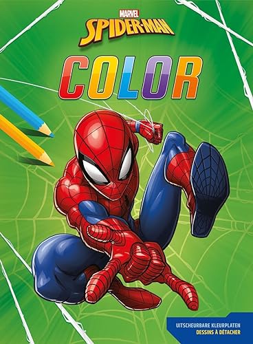 Marvel Spider-Man Color kleurblok / Marvel Spider-Man Color bloc de coloriage von Deltas
