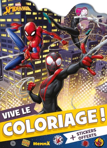 Marvel Spider-Man - Vive le coloriage ! (Spider-Man Team) - + stickers offerts von HEMMA