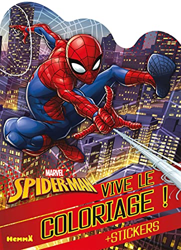 Marvel Spider-Man - Vive le coloriage !: Avec des stickers