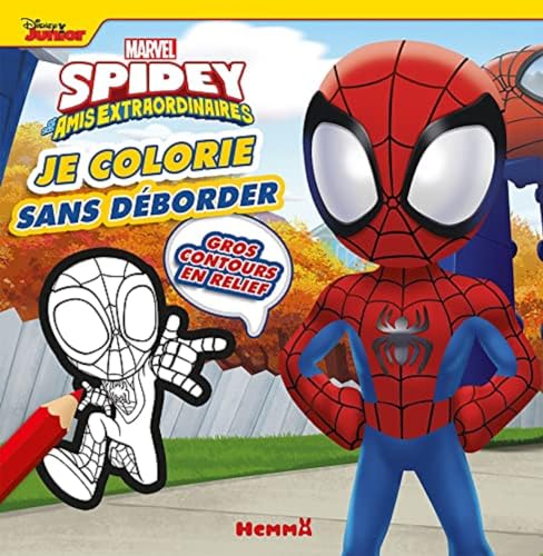 Marvel Spidey et ses amis extraordinaires - Je colorie sans déborder - Gros contours en relief Marvel Spidey et ses amis extraordinaires - Je colorie sans déborder - Gros contours en relief