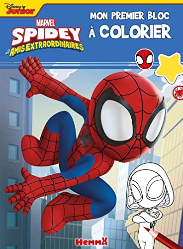 Marvel Spidey et ses amis extraordinaires - Mon premier bloc à colorier (Spidey mur) von HEMMA