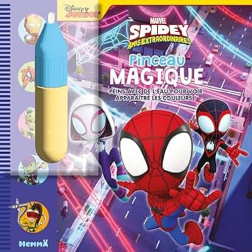 Marvel Spidey et ses amis extraordinaires - Pinceau magique (Spidey team): Avec 1 pinceau magique