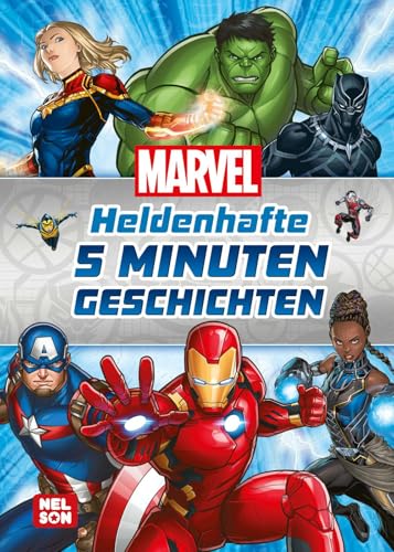 Marvel: Heldenhafte 5-Minuten-Geschichten: 4 spannende Abenteuer aus dem Marvel-Universum | Superhelden-Geschichten zum Vorlesen ab 5 Jahren von Nelson