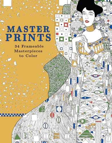Master Prints: 34 Frameable Masterpieces to Color