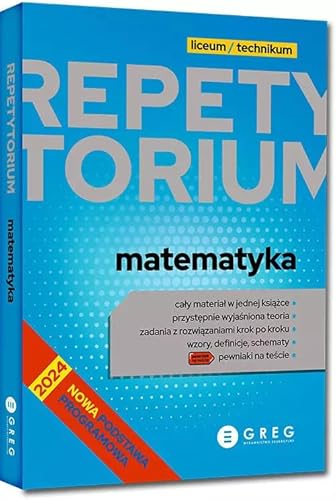 Matematyka Repetytorium Liceum i technikum Matematyka Repetytorium Liceum i technikum von Greg