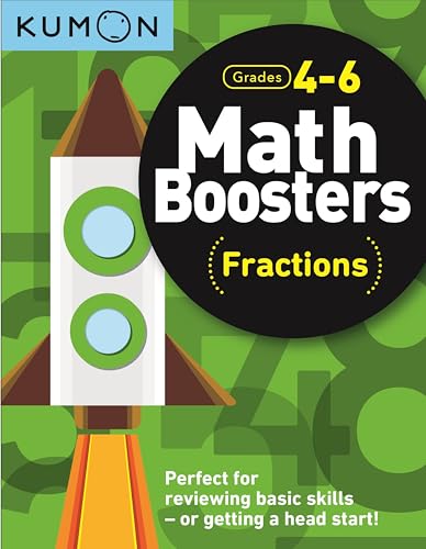 Math Boosters: Fractions: Grades 4-6 von Kumon Publishing North America
